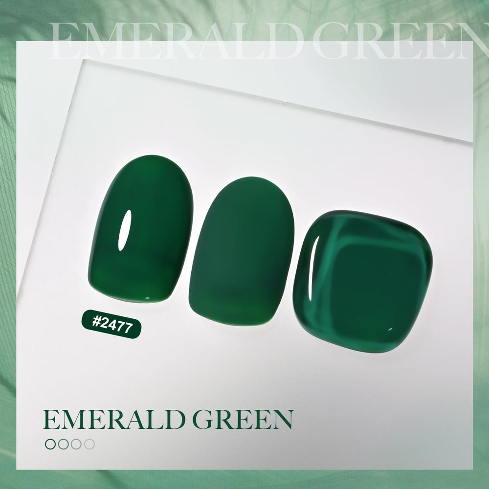 GAOY arte de uñas con gel verde esmeralda para diseños creativos