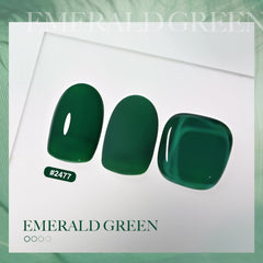 GAOY arte de uñas con gel verde esmeralda para diseños creativos