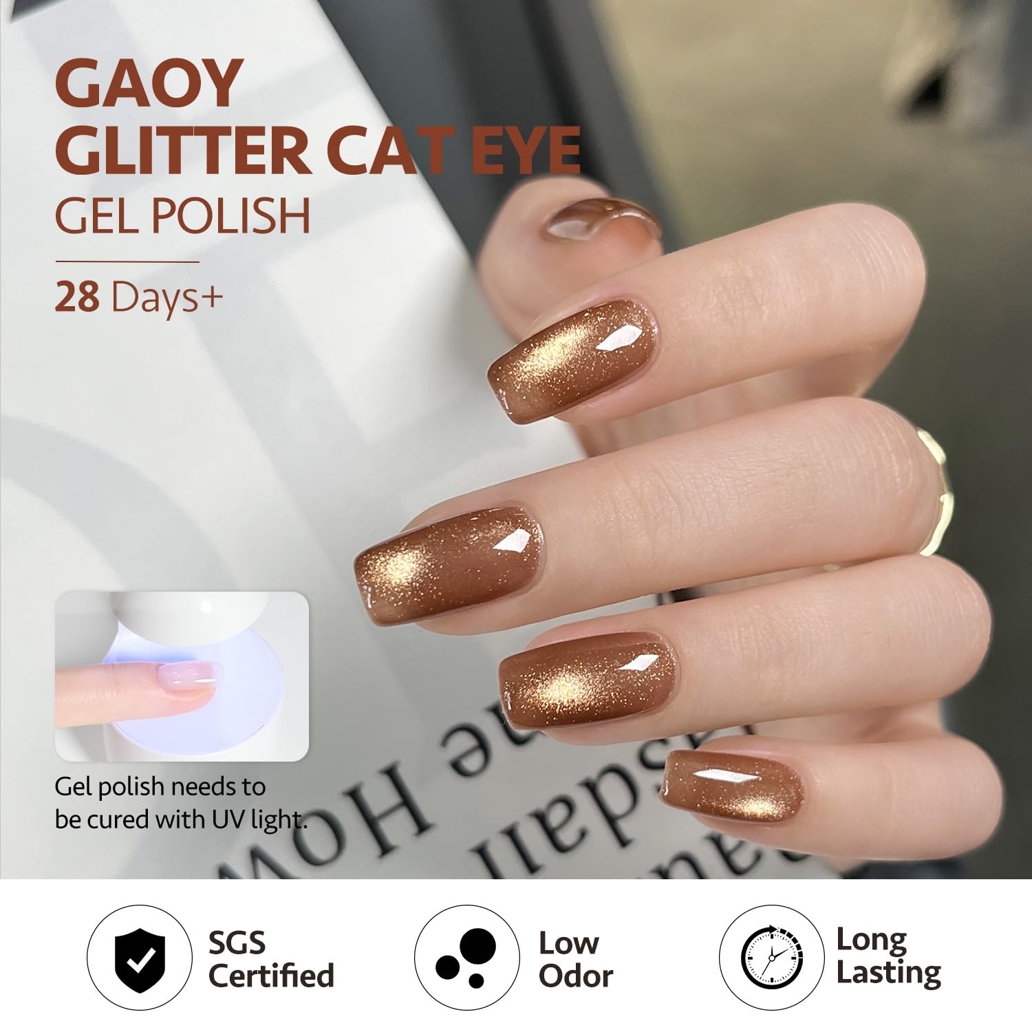 GAOY base y capa superior para mayor durabilidad y acabado suave.