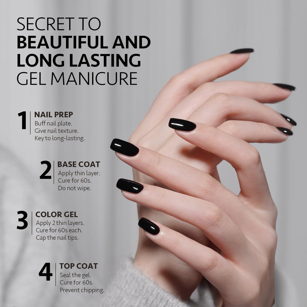 GAOY base y capa superior para manicura duradera