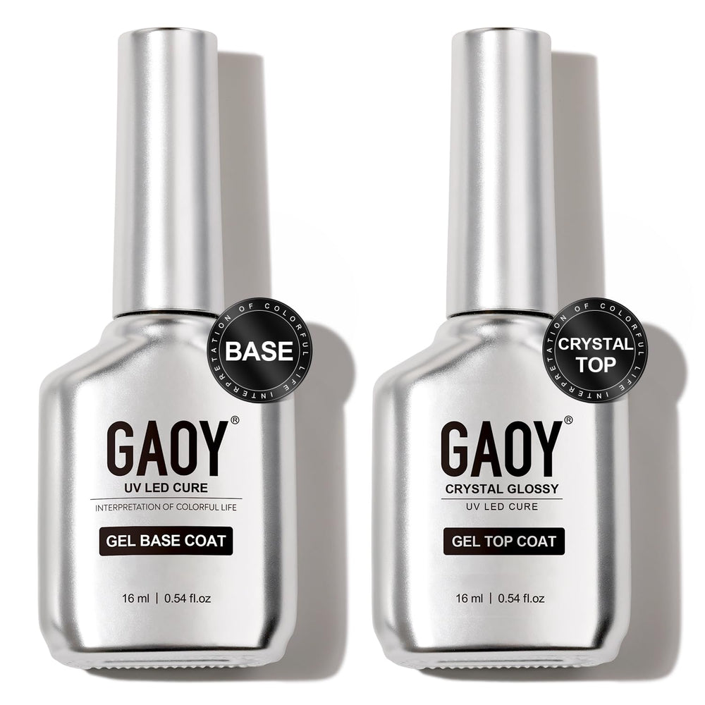GAOY base cristal 16ml en botella, brillo uniforme para manicura duradera