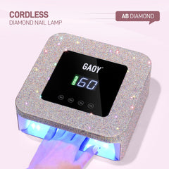 GAOY batería 7800mAh para sesiones largas de secado sin interrupciones.