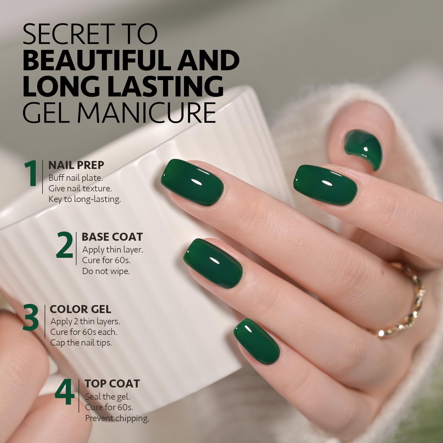 GAOY botella de gel de 16ml para manicura DIY en casa