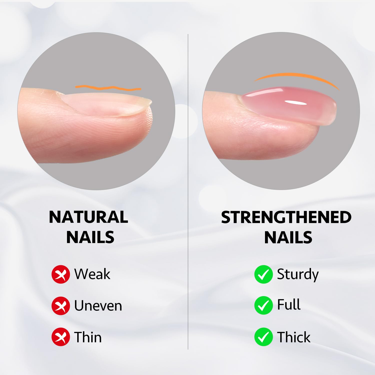 GAOY Builder Gel aplicación en uñas para un acabado suave y uniforme