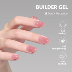 GAOY Builder Gel curado en UV a 60 segundos