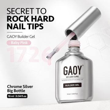 GAOY Builder Gel, opción para extensiones con aspecto natural y acabado profesional