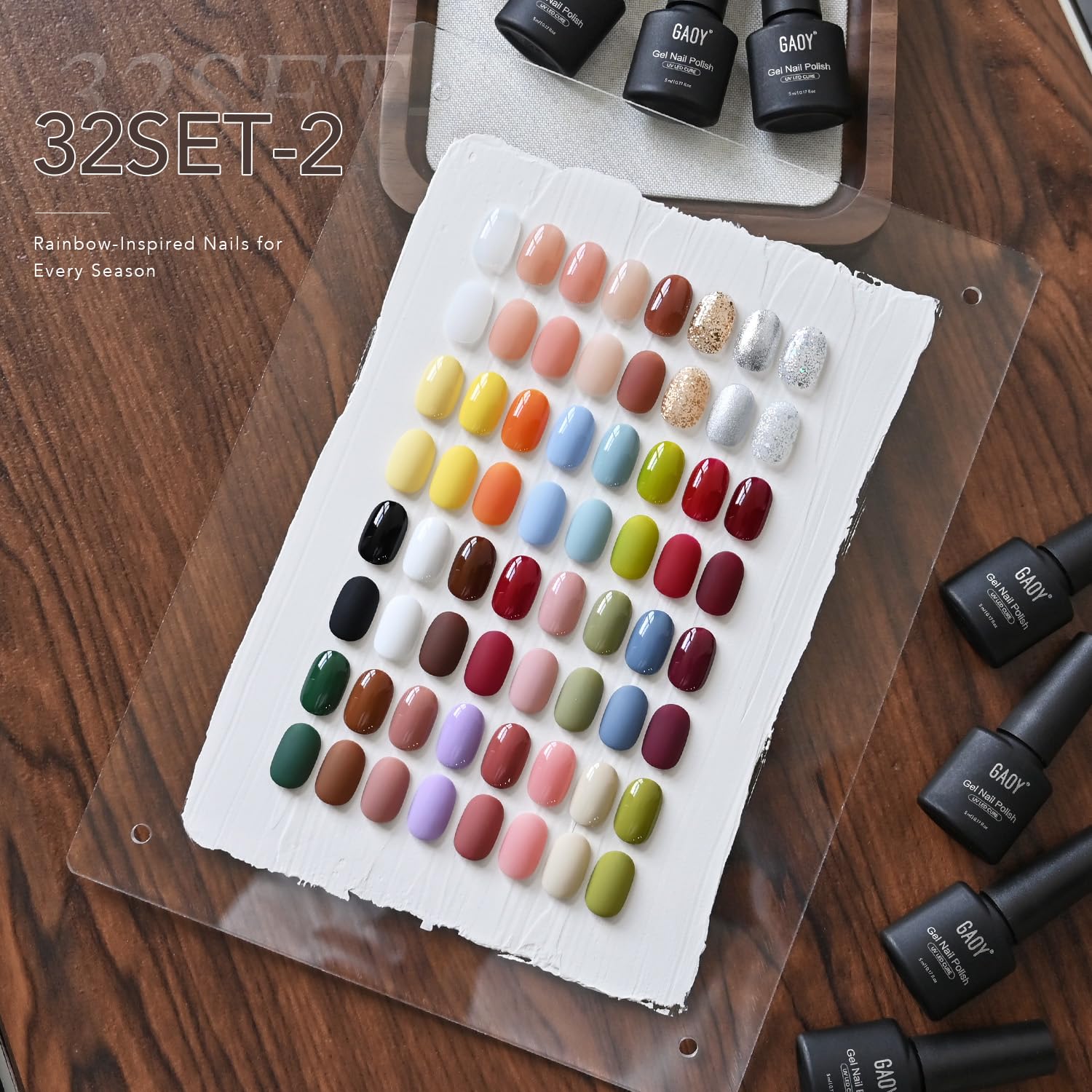 GAOY capa-base esmalte gel para fijar color y durabilidad