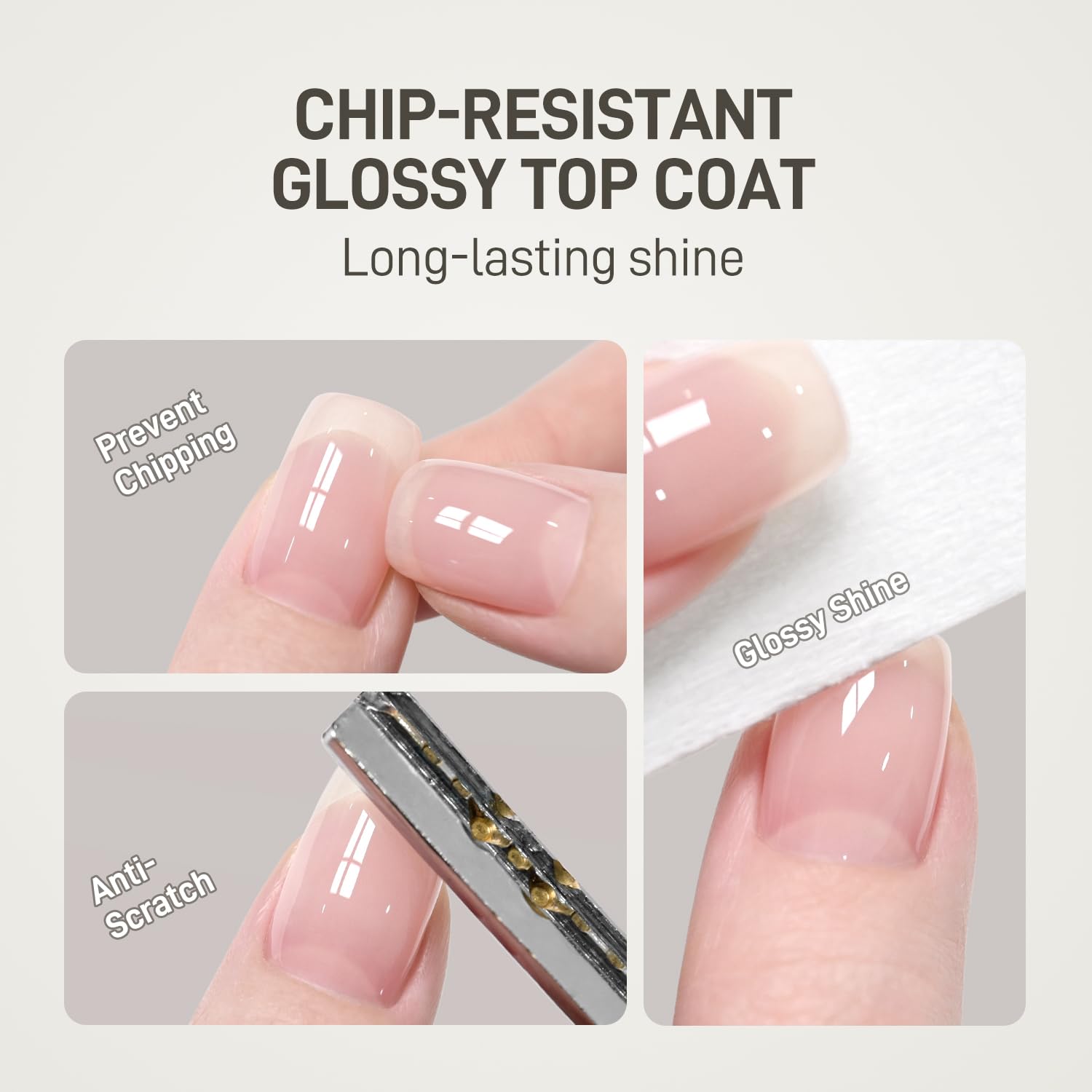 GAOY Capa Base Gel: base sólida para manicuras.