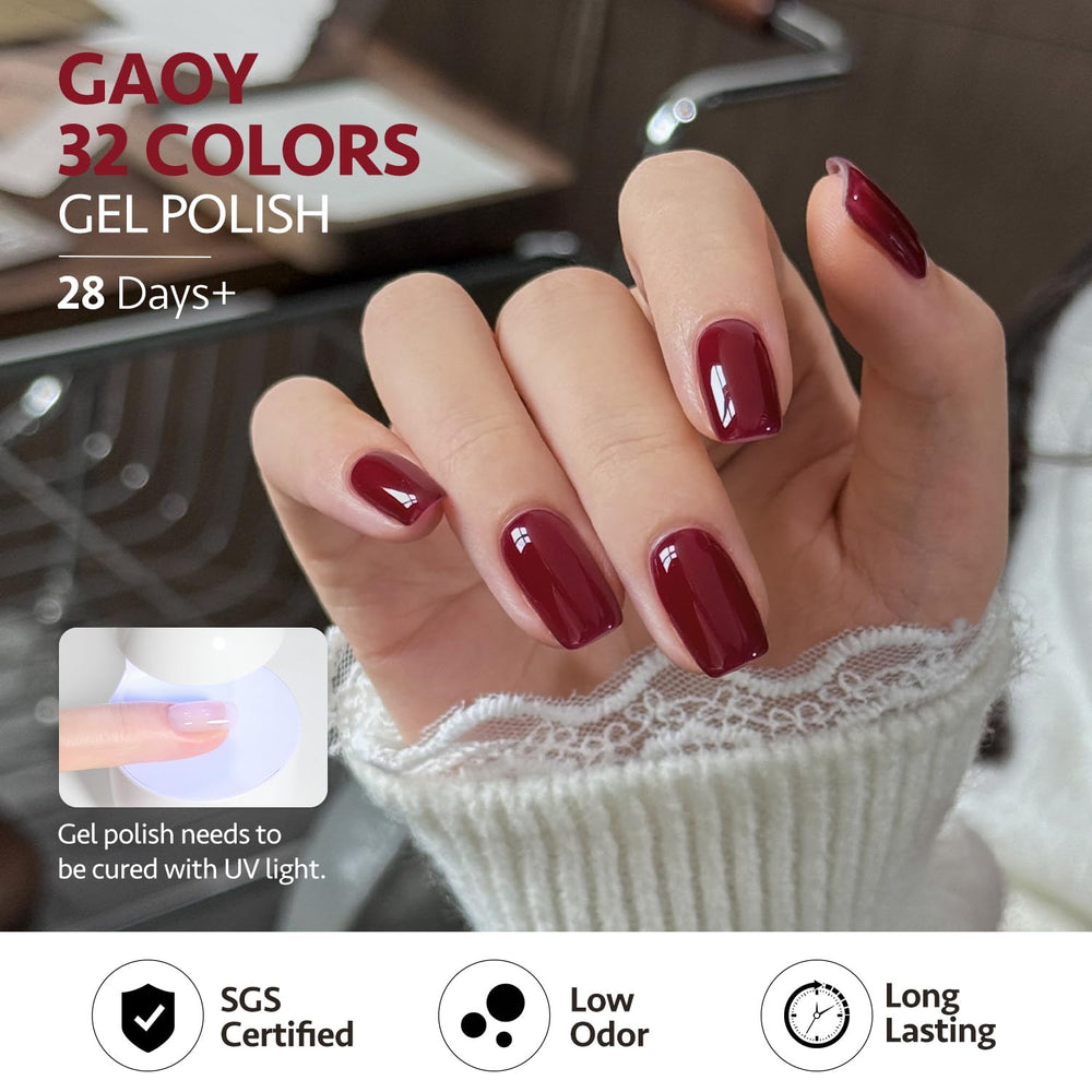 GAOY capa-brillo esmalte gel para acabado reluciente y duradero