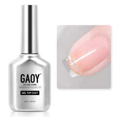 GAOY capa superior brillante UV: acabado ultrareluciente para uñas en casa.
