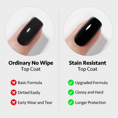 GAOY capa superior gel brillo cristal para uñas con efecto espejo.