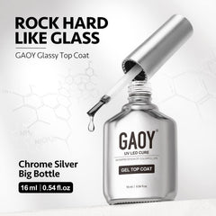 GAOY capa superior Gel Cristal de 16 ml brinda brillo claro