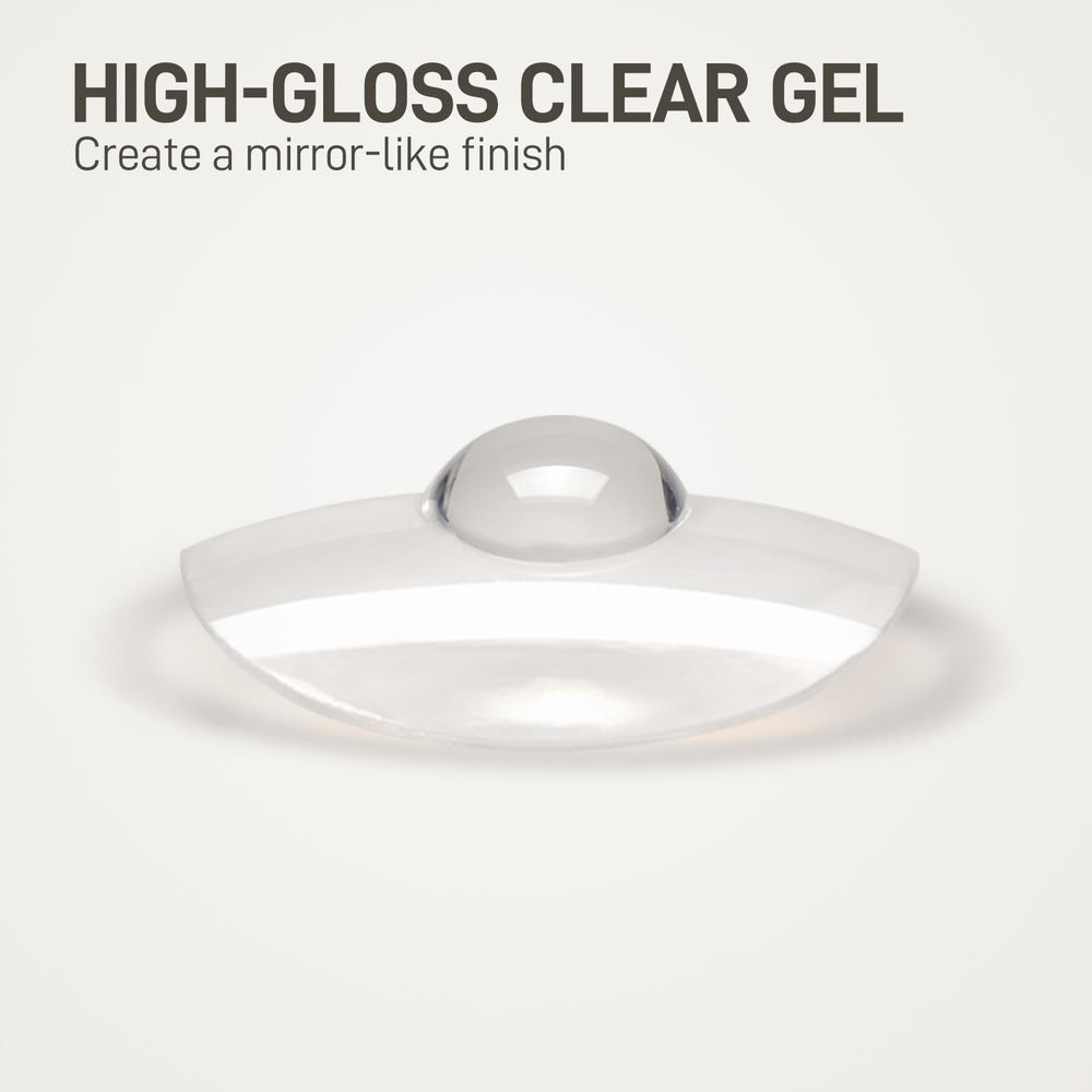 GAOY capa superior de gel cristal, brillo intenso para uñas.
