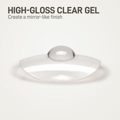 GAOY capa superior de gel cristal, brillo intenso para uñas.