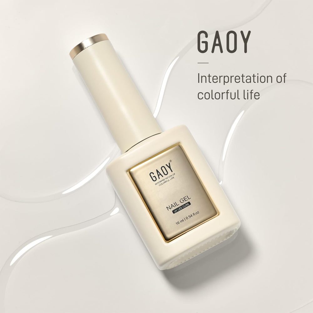 GAOY capa superior de gel cristal, durabilidad posible en semanas.