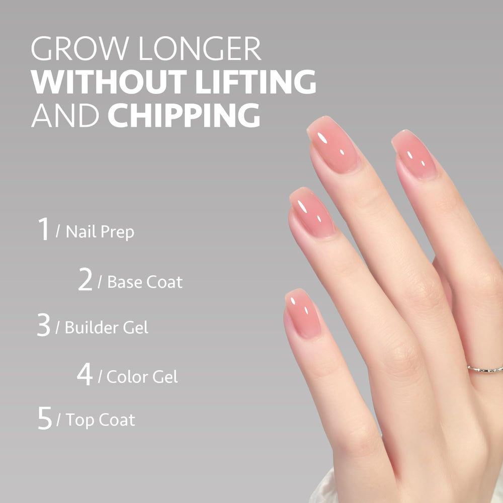 GAOY gel para uñas, con capa superior requerida para sellar.