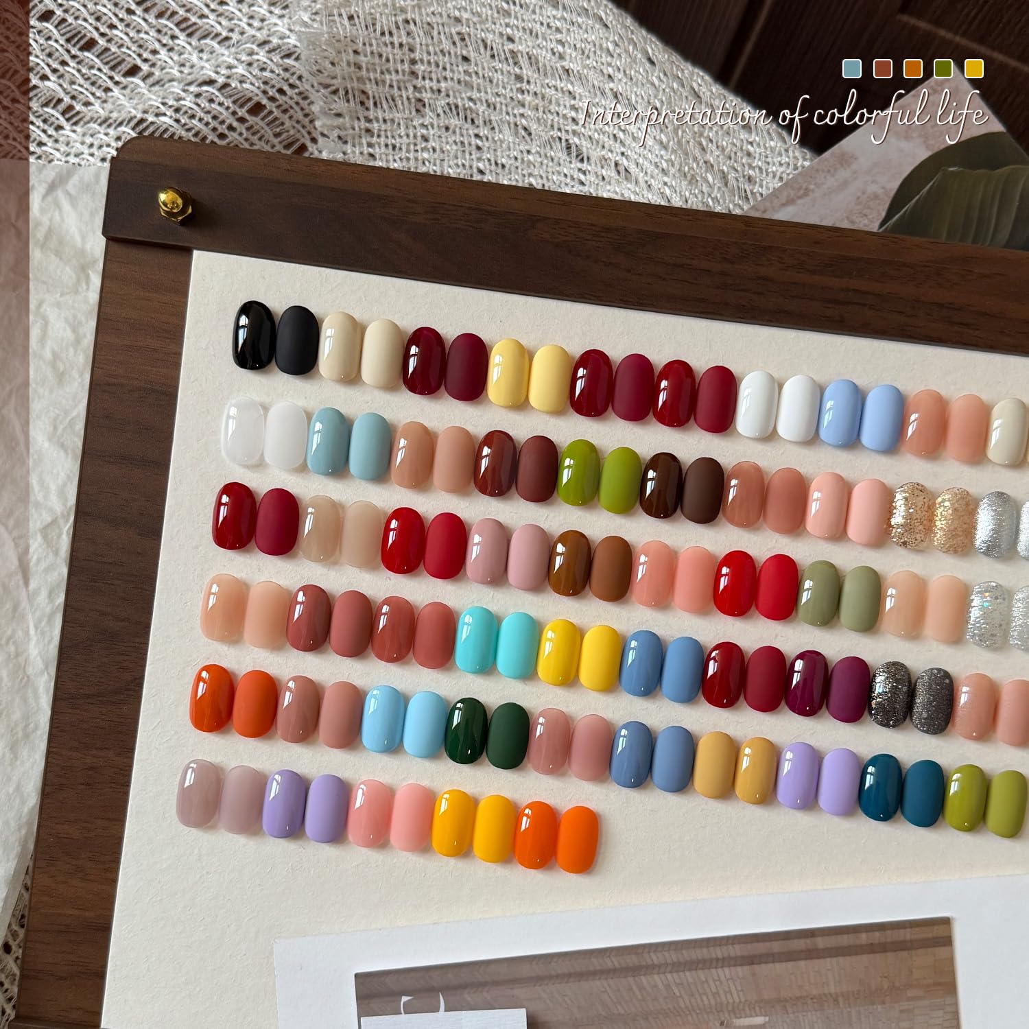 GAOY coffret cadeau vernis gel, idée cadeau élégante