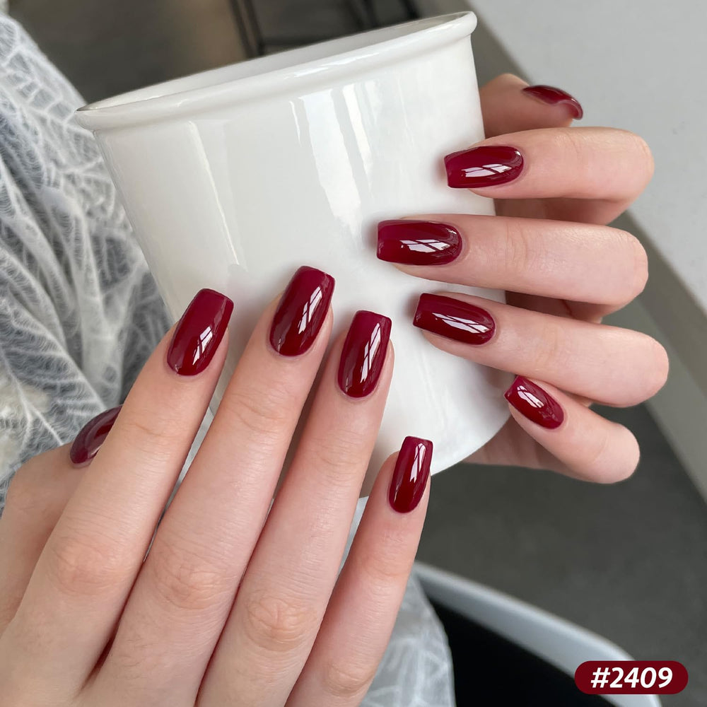 GAOY brillo gel uñas en capas para color intenso y duradero.