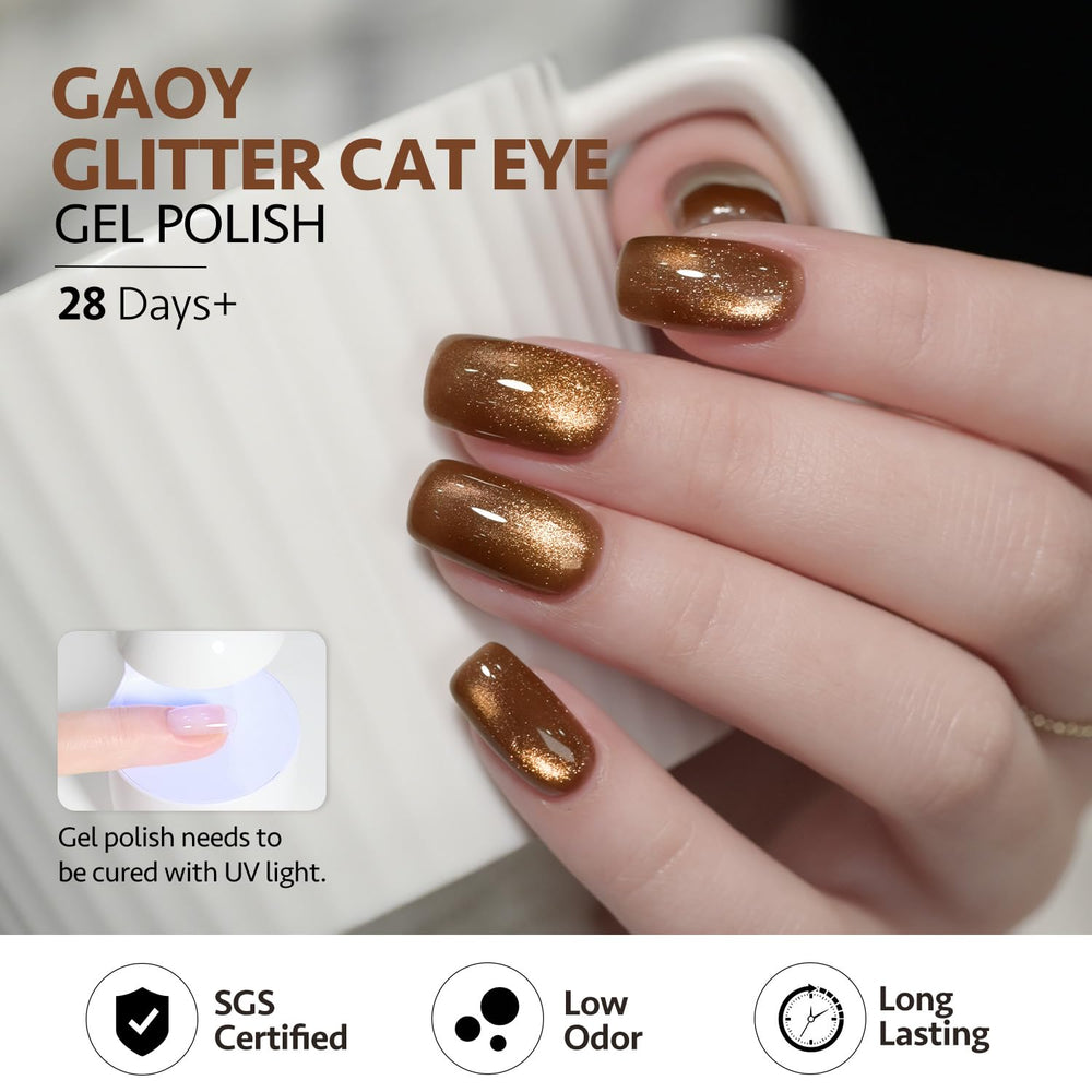 GAOY estuche con imán y esmalte de 16 ml