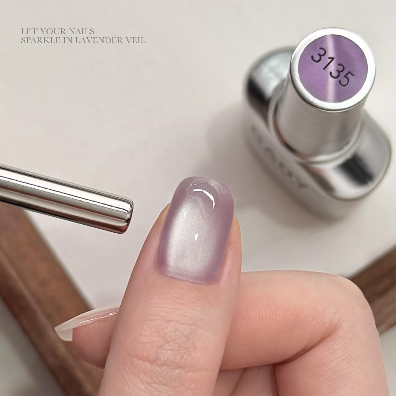 GAOY curado con lampara ultravioleta 60 segundos para secado rapido.