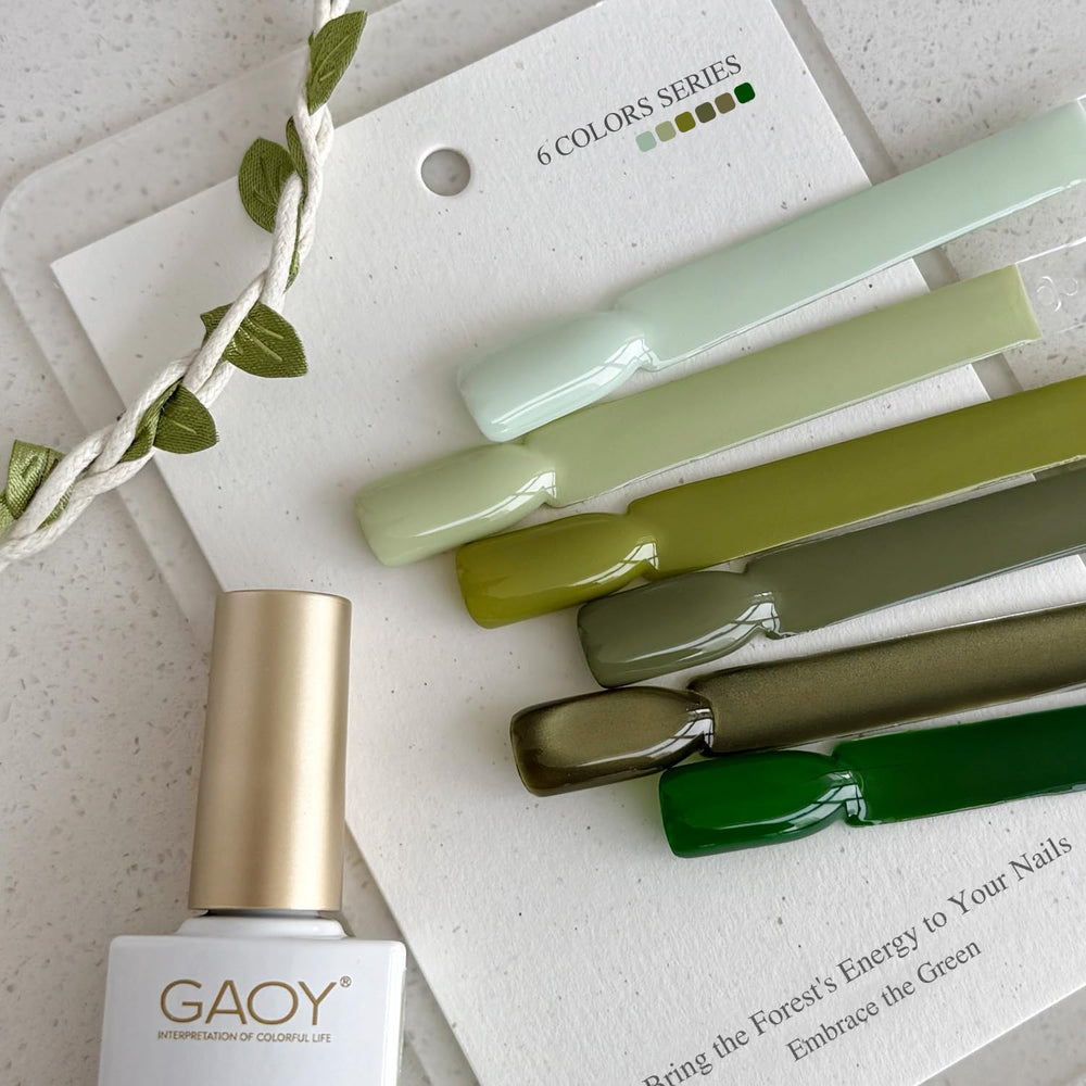 GAOY curado con luz UV en 60 segundos para uñas listas