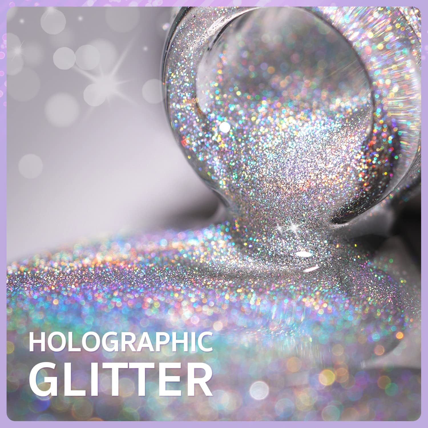 GAOY detalle brillo glitter uñas 1394: destellos brillantes para uñas únicas.