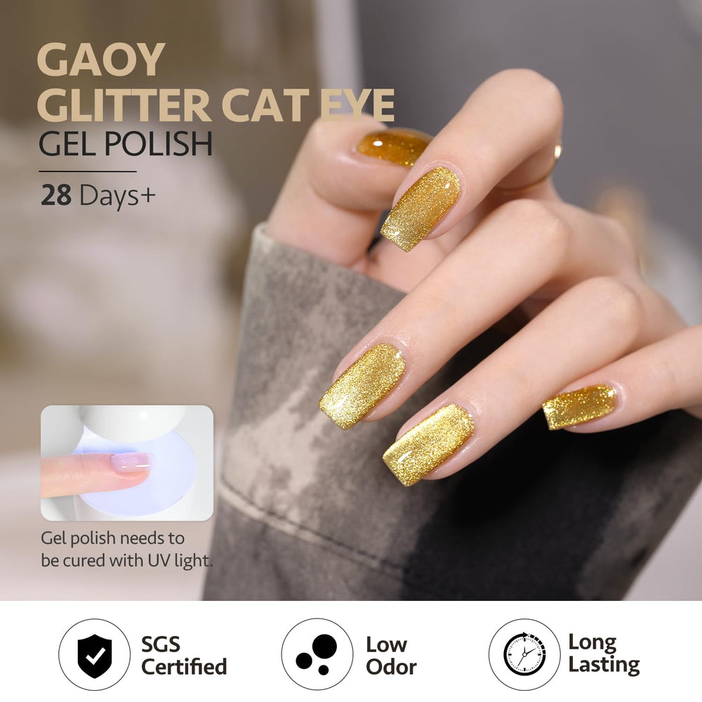 GAOY detalle brillo reflectante primer plano