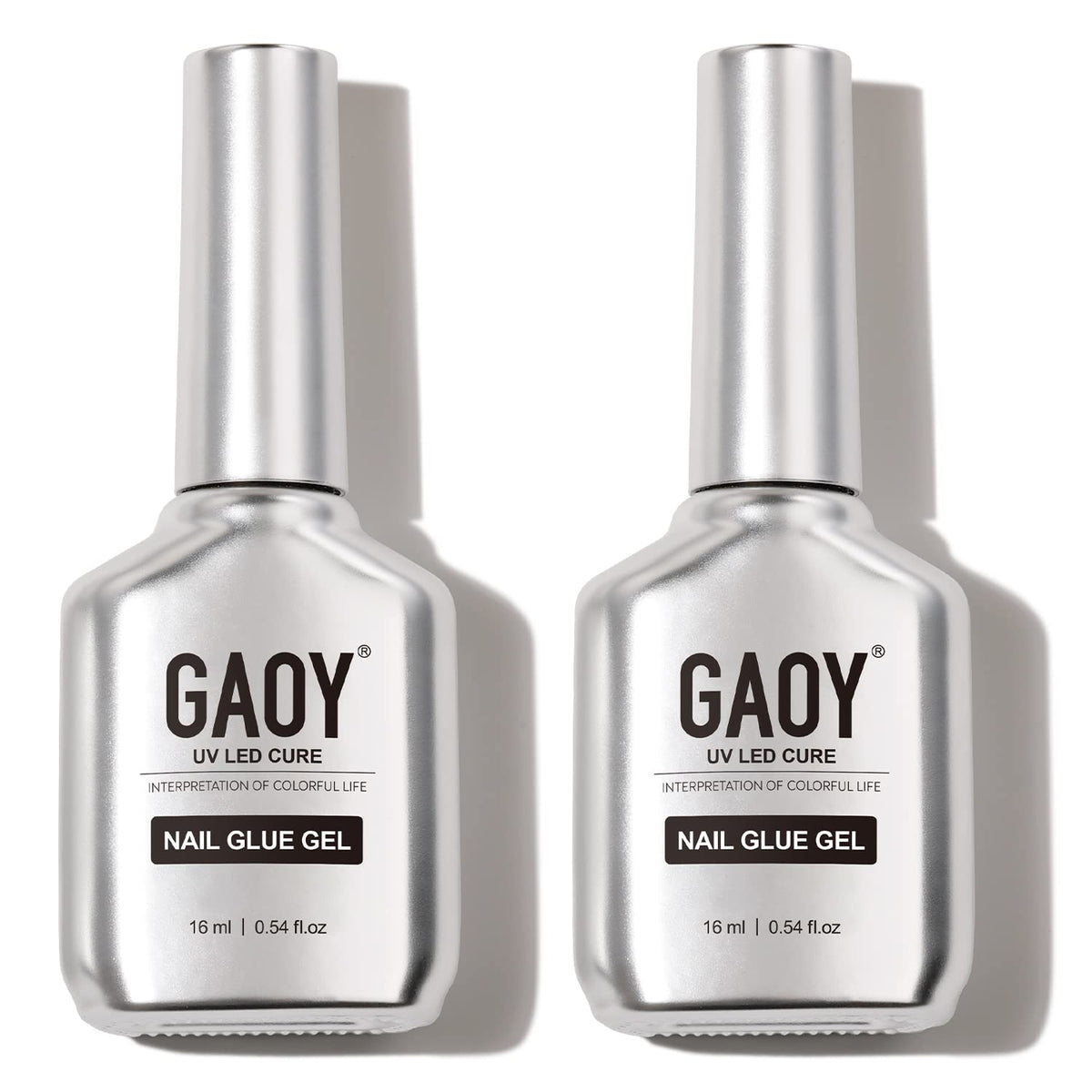 GAOY dos botellas de gel para uñas 16 ml, extensión rápida