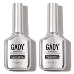 GAOY dos botellas de gel para uñas 16 ml, extensión rápida