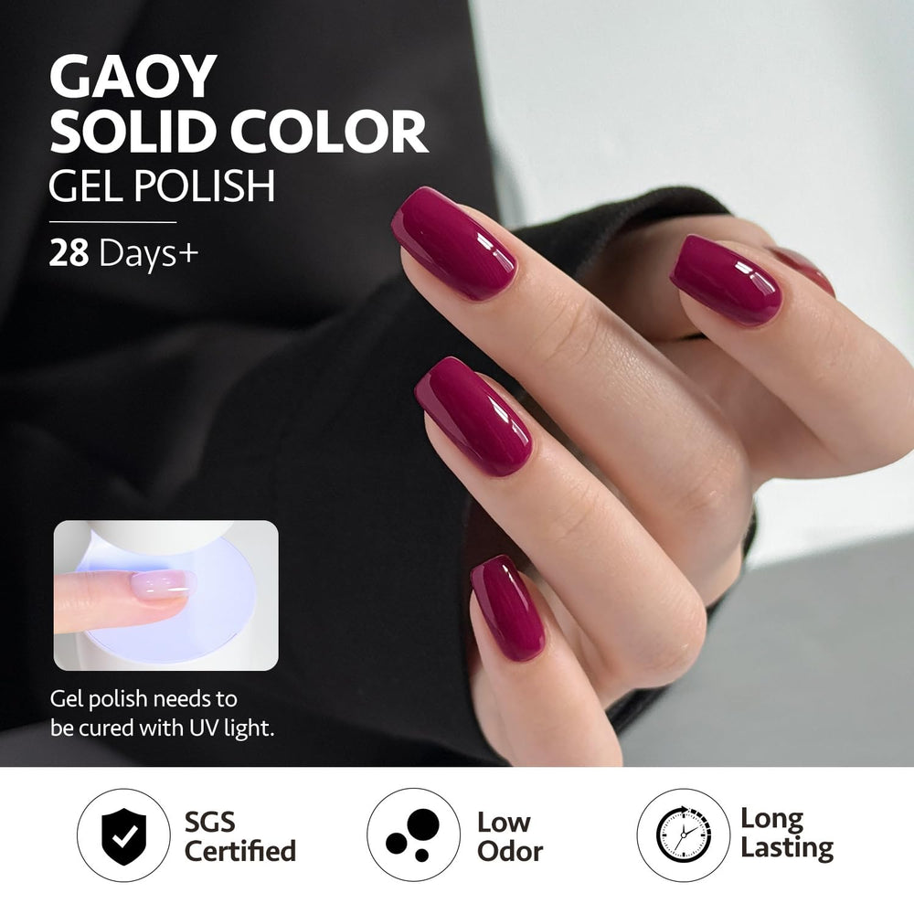 GAOY duración de hasta 4 semanas con base y top coat