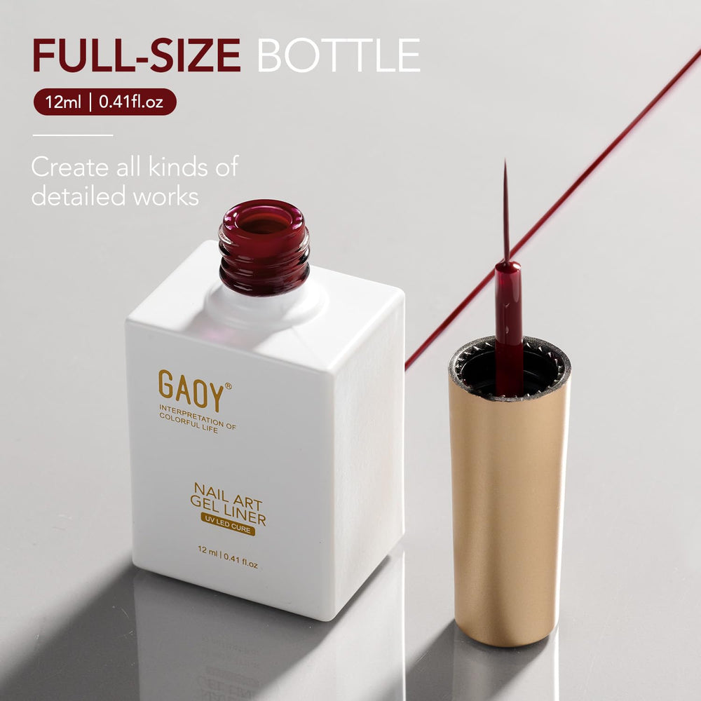GAOY envase de 12 ml para mayor practicidad y cobertura