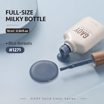 GAOY Azul Borealis: envase de 16 ml para recargar fácilmente