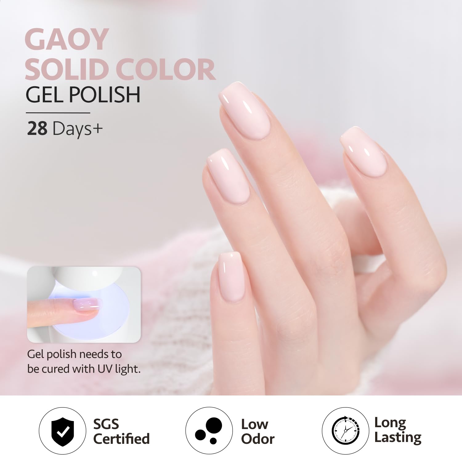 GAOY Presentación 16 ml, frasco grande para recargas.