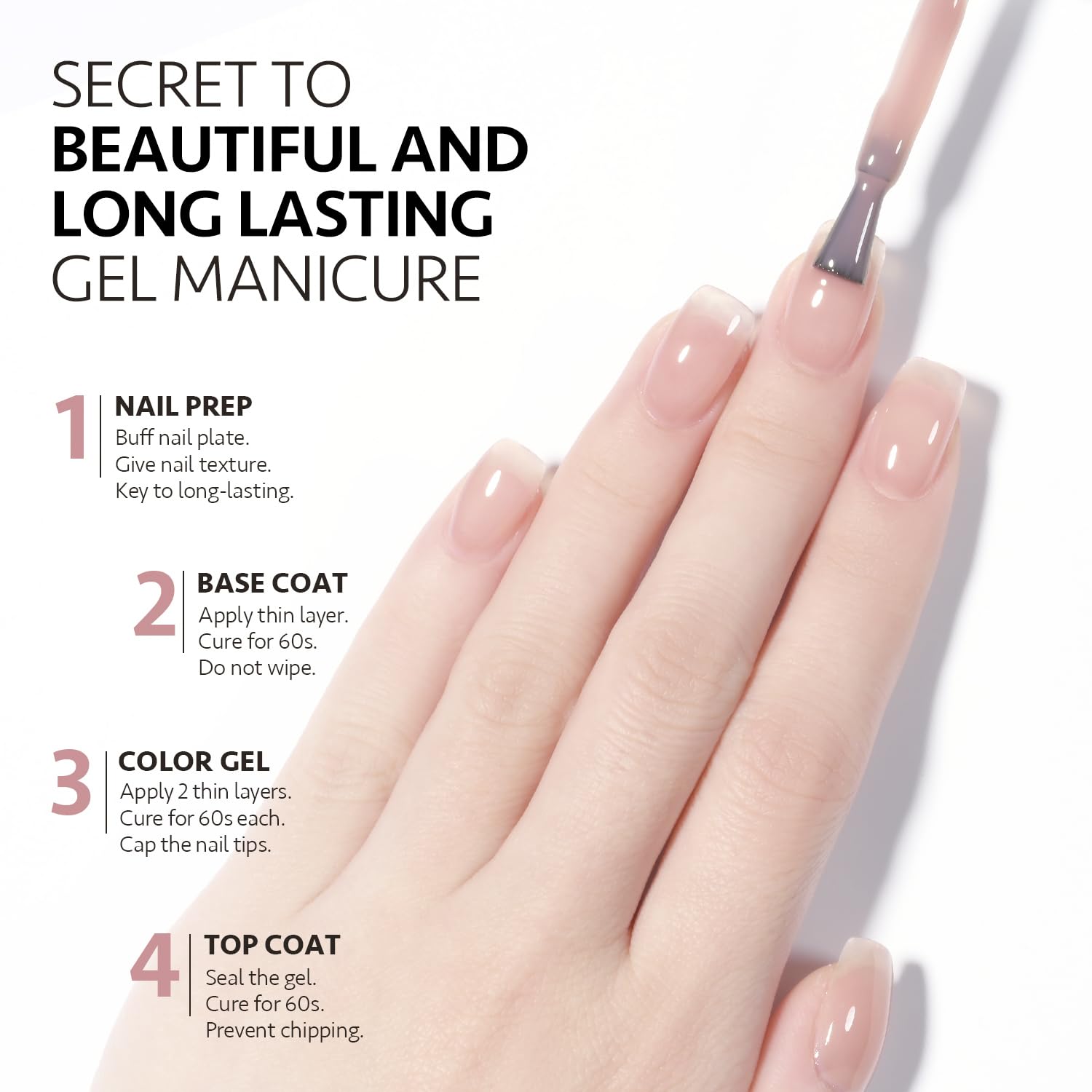 GAOY envase de 16 ml para manicura en casa.