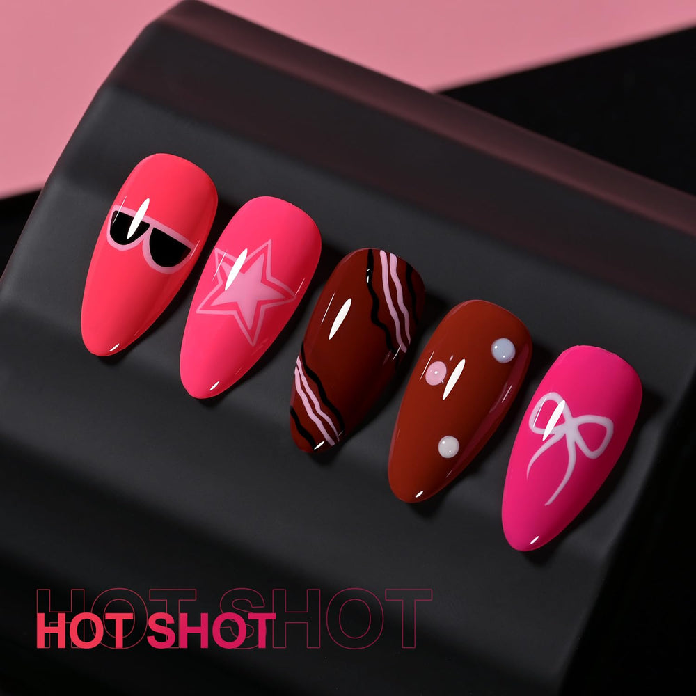 GAOY envases de 7 ml: botellas claras para controlar el color.