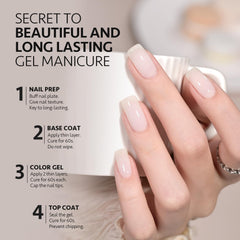 GAOY Esmalte en gel Jelly Gel, curado con lámpara UV/LED para secado controlado