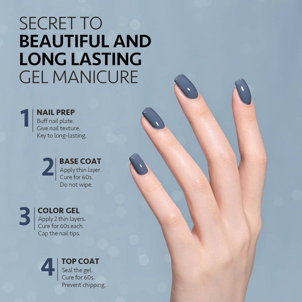 GAOY Azul Borealis: esmalte gel de 16 ml para uso doméstico