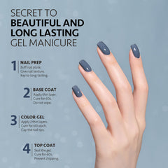 GAOY Azul Borealis: esmalte gel de 16 ml para uso doméstico