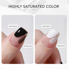 GAOY gel blanco de 16 ml para acabado limpio y luminoso