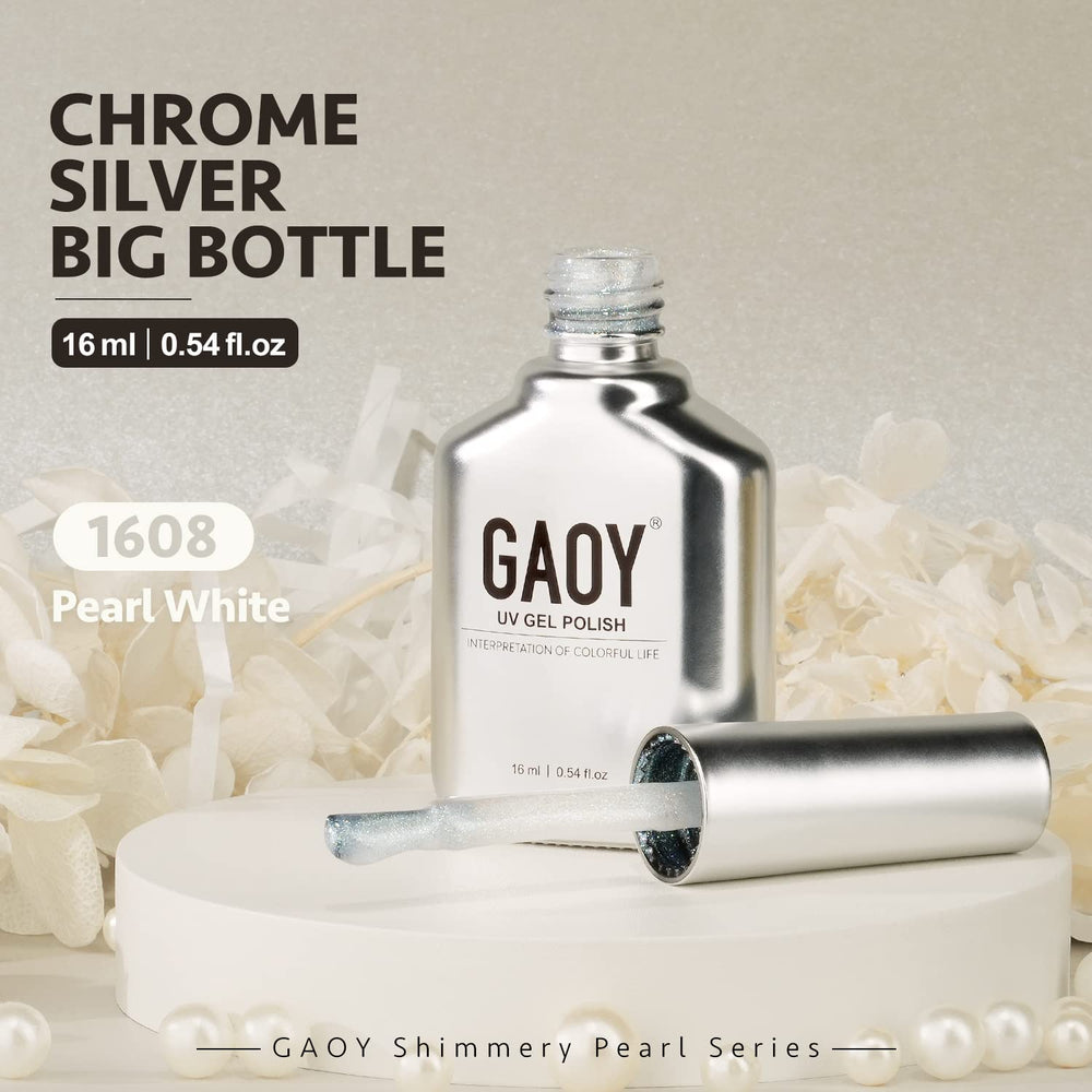 GAOY Esmalte gel con brillo translúcido: capa superior que fija el brillo.