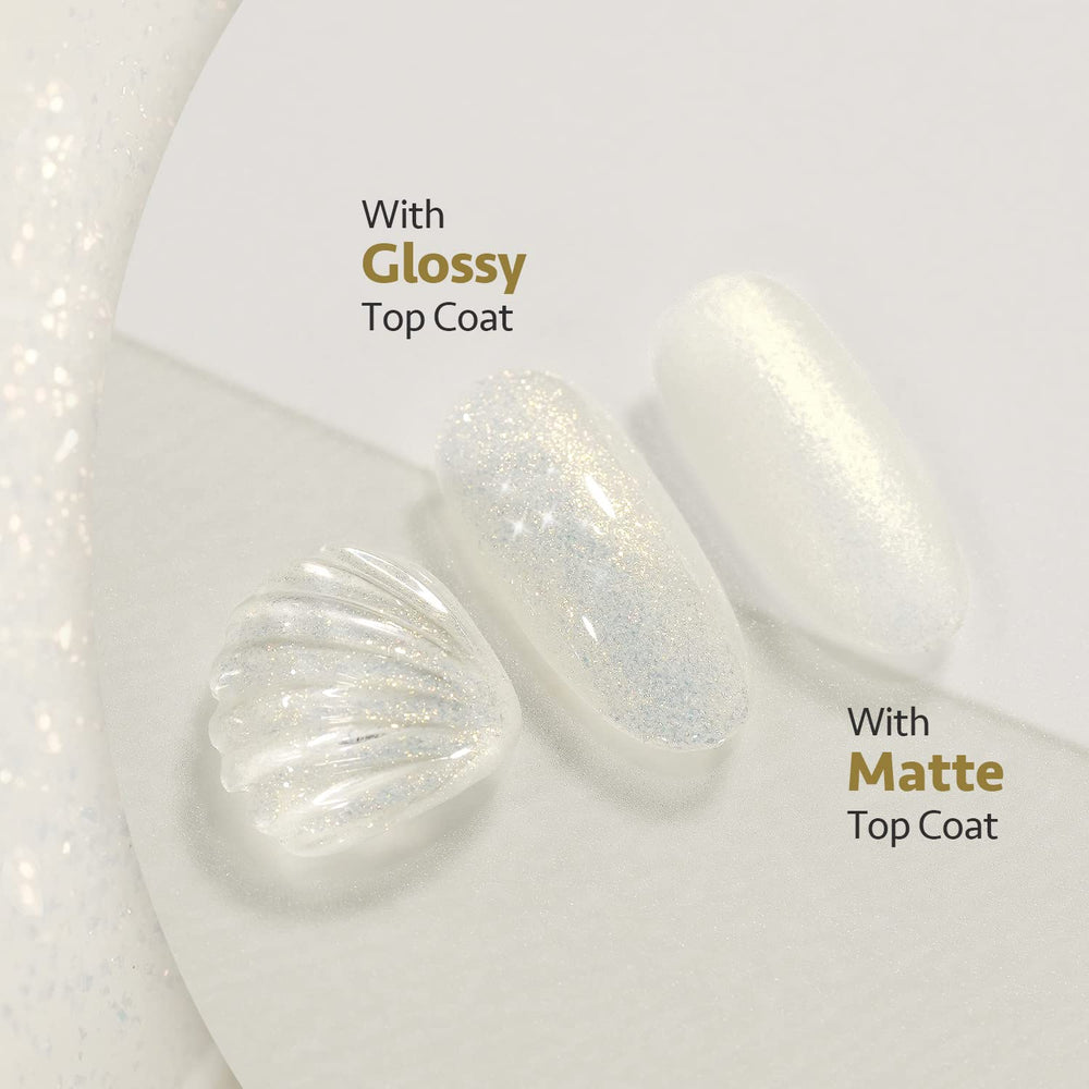 GAOY Esmalte gel jelly, curado en 60 segundos bajo lámpara UV/LED.