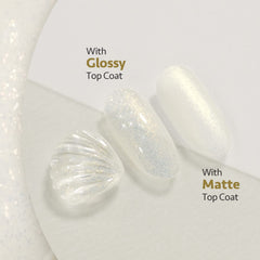 GAOY Esmalte gel jelly, curado en 60 segundos bajo lámpara UV/LED.