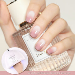 GAOY esmalte gel curado con luz ultravioleta en 60 segundos, manicura rápida en casa.
