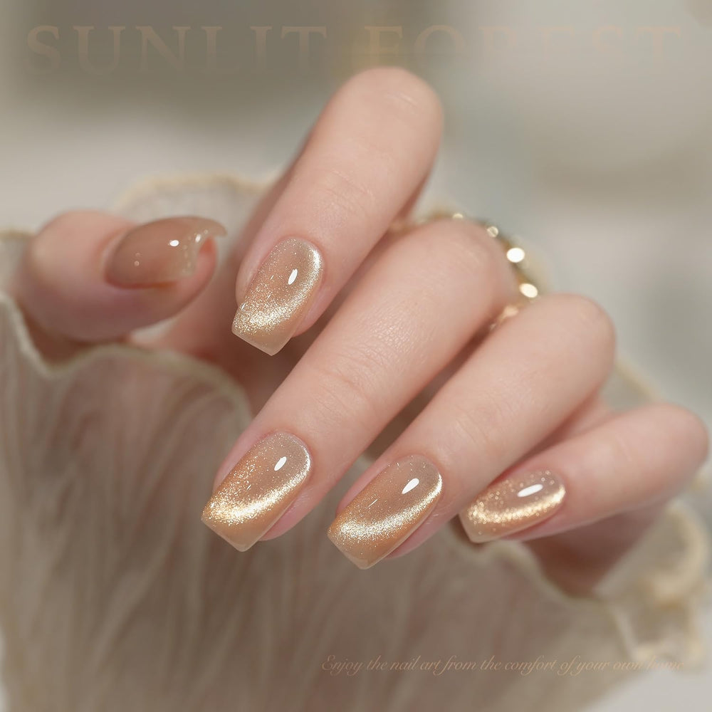 GAOY Jelly Gold Esmalte Gel curado con UV en 60 segundos para acabado duradero