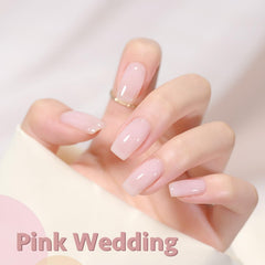 GAOY gel nude translucido, textura transparente ideal para look natural