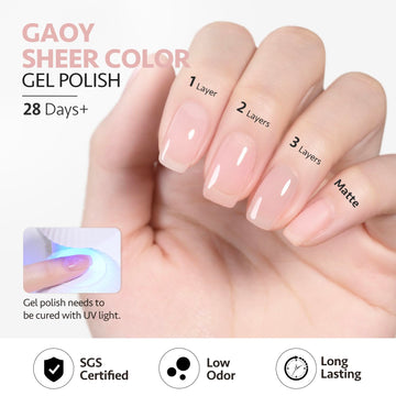 GAOY Envase 16 ml: práctico para sesiones en casa.