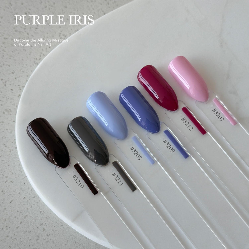 GAOY esmalte gel morado mate para looks invernales