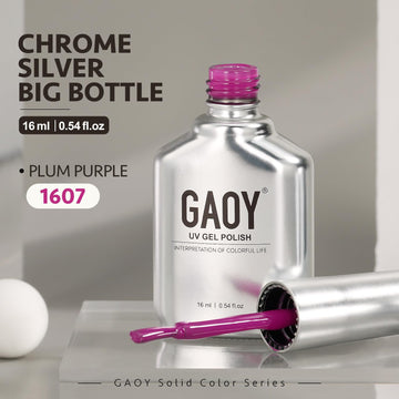 GAOY esmalte gel morado 16 ml para proyectos de uñas en casa.