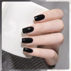 GAOY Esmalte Gel Negro curado bajo lámpara UV/LED para secado rápido