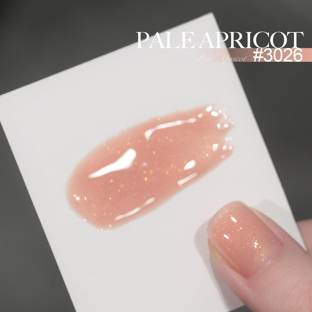 GAOY Esmalte gel neutro translúcido en uñas, dos capas para efecto suave.